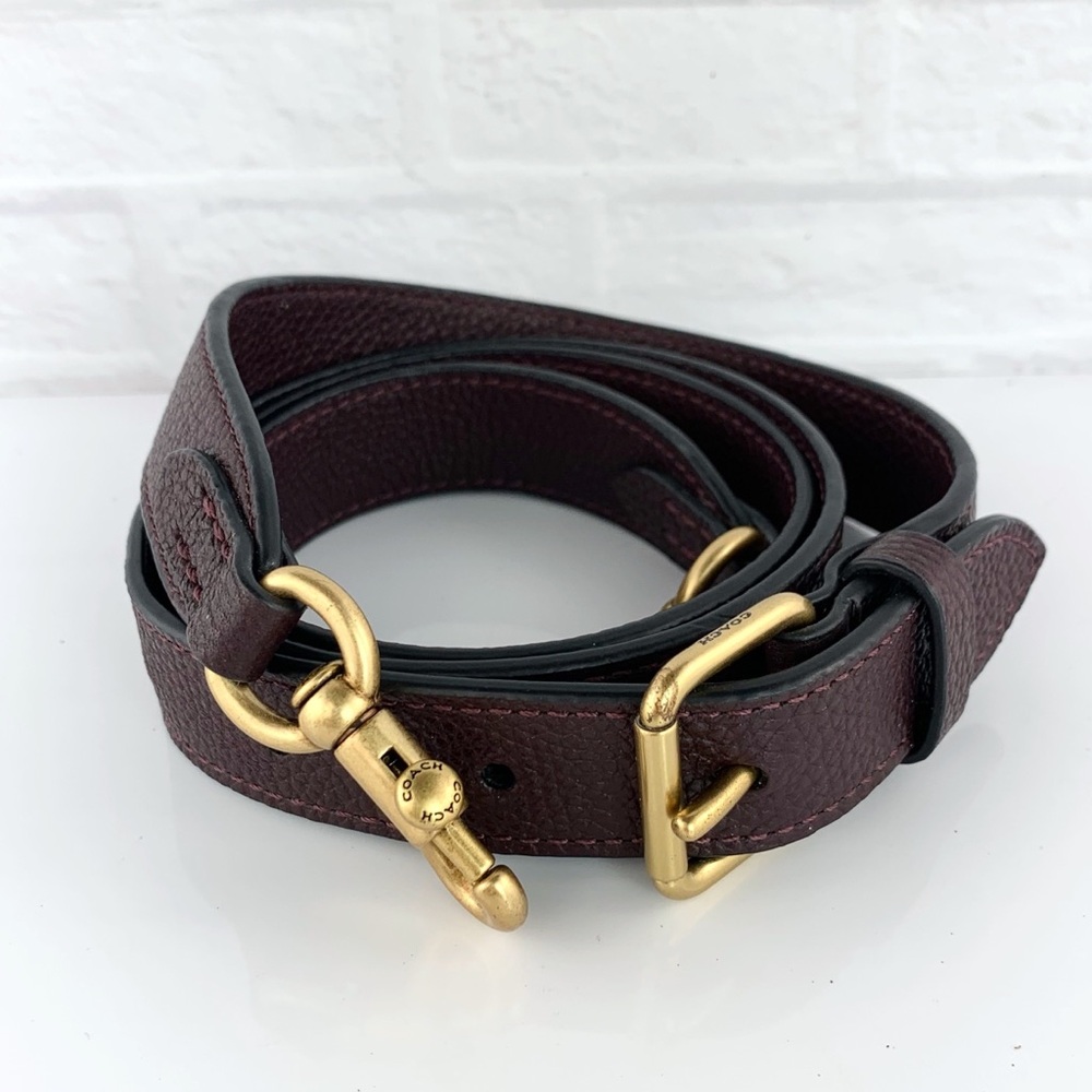 Coach Maroon Crossbody Strap Adjustable Shoulder Strap